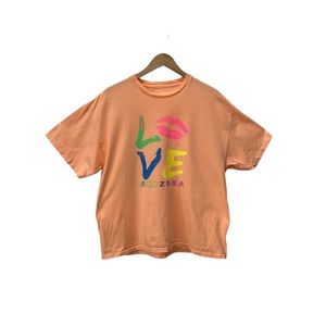 Vintage Graphic Print Neon T Shirt